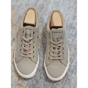 New Republic Men's Tan Canvas Sneakers Size 11.5   N3F - 01 - 202
